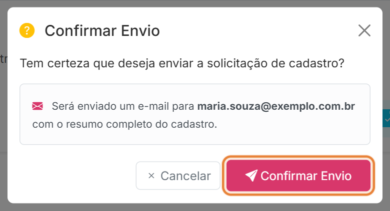 Confirmar envio