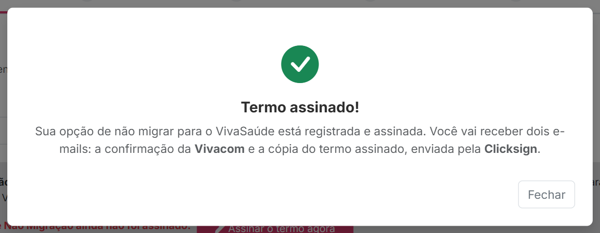 Termo assinado